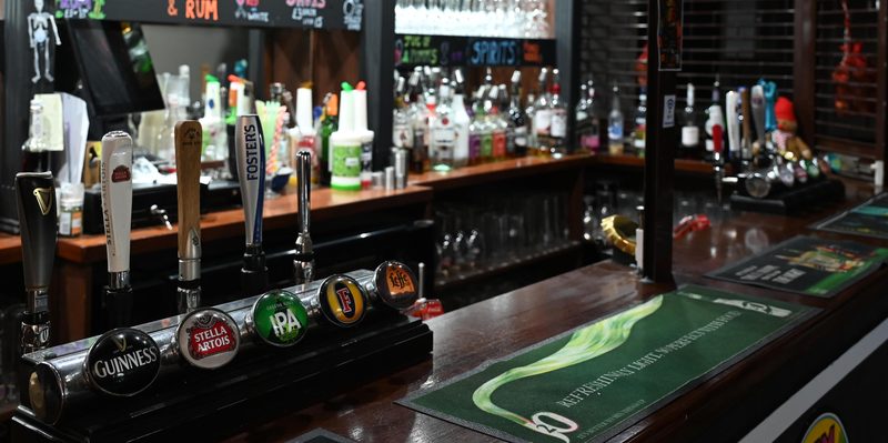 The Hall’s fully licensed bar